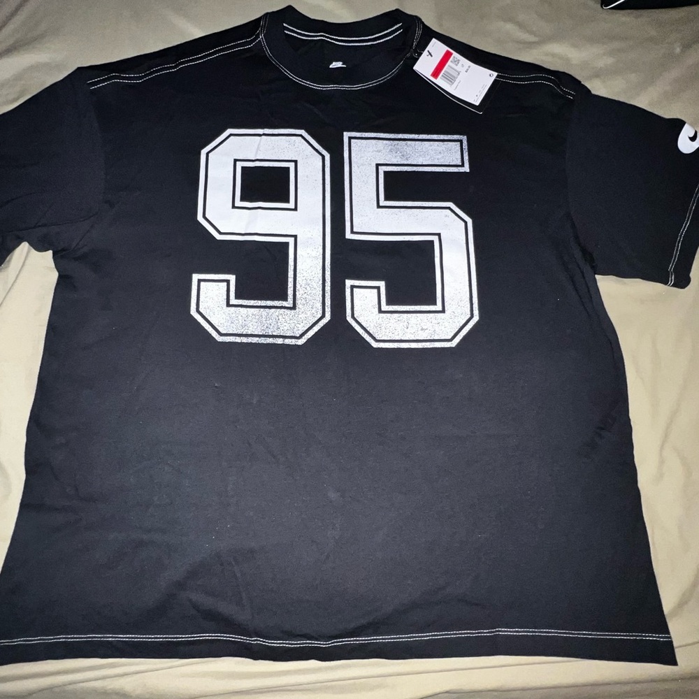 Nike Black Tee with Bold 95 Design NEW WITH TAGS